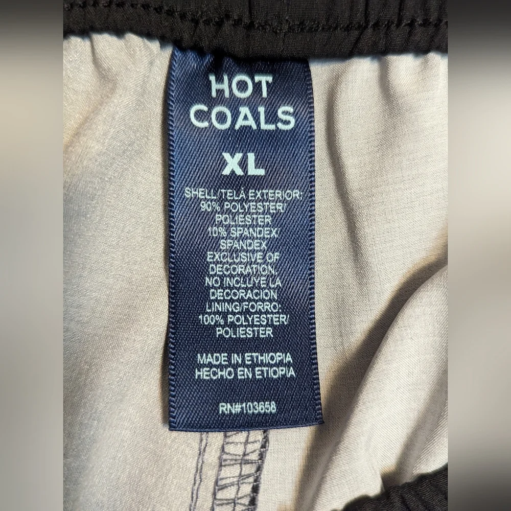 Men's Hot Coals Unlined Swim Shorts Trunks Swimsuit Striped Size XL